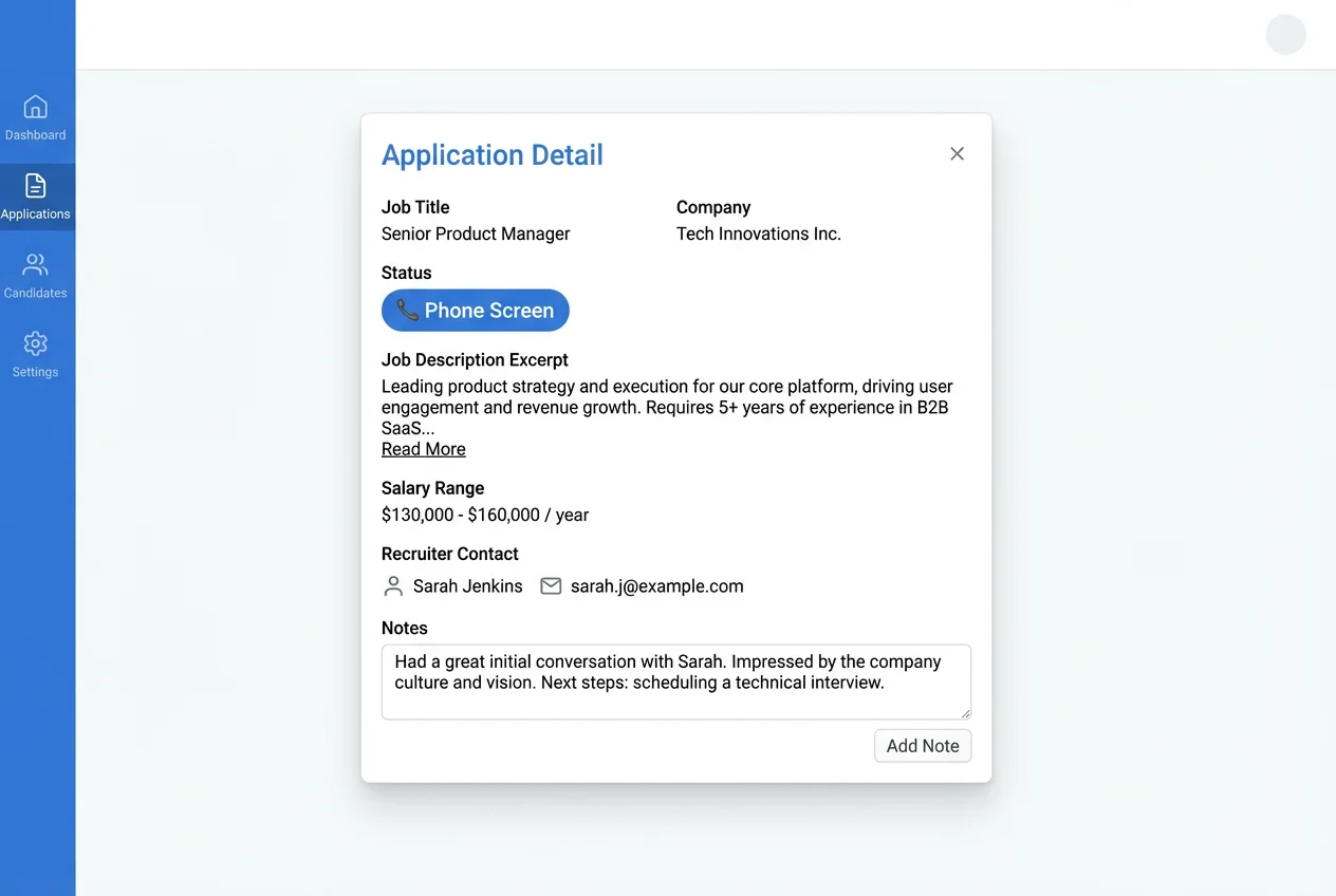 Career Capybara application record