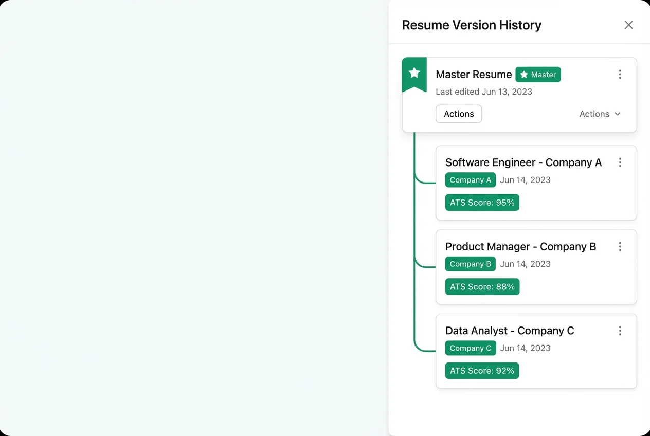 Career Capybara resume workflow